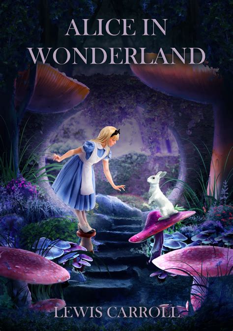 Printable Alice In Wonderland Book Cover